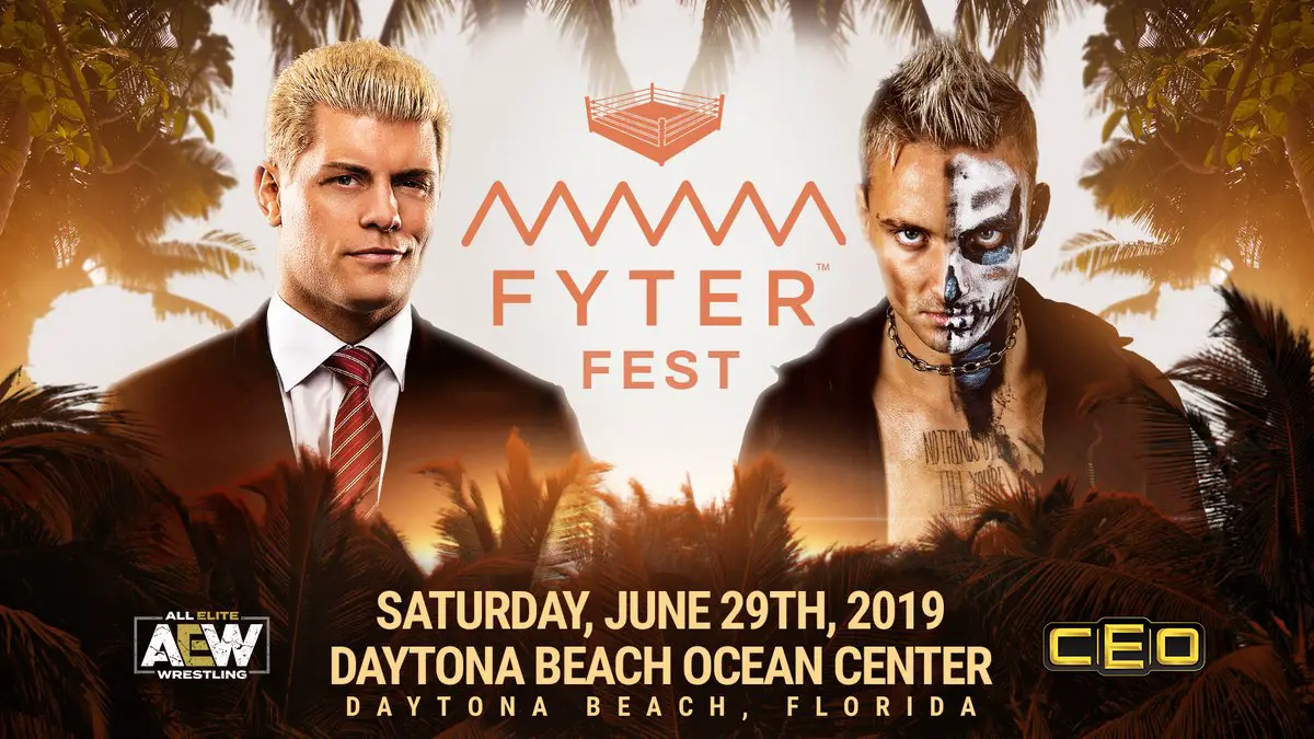 All Elite Wrestling AEW Fyter Fest Cody Rhodes Darby Allin