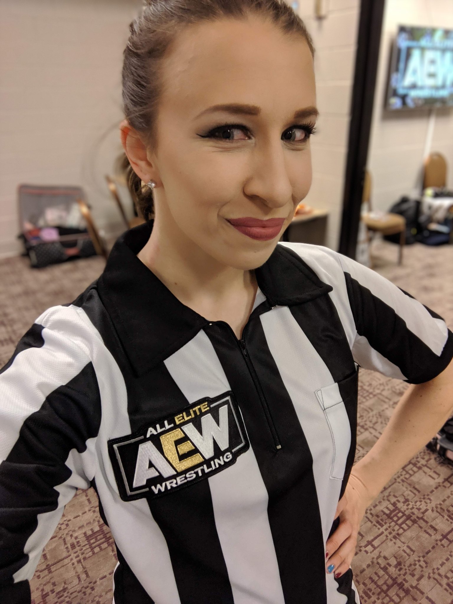 Aew Referee Aubrey Edwards Comments On Exciting 2019 