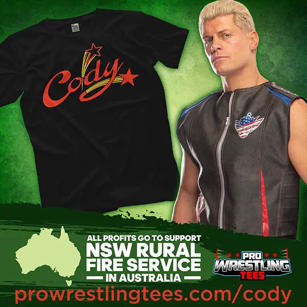 cody rhodes t shirt