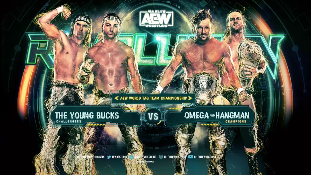Omega And Page Vs The Young Bucks Set For Aew Revolution