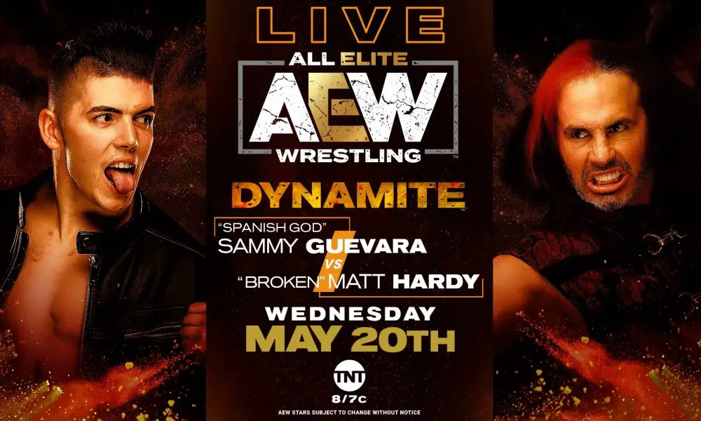 AEW Dynamite Preview: Matt Hardy vs. Sammy Guevara, Go-Home Show