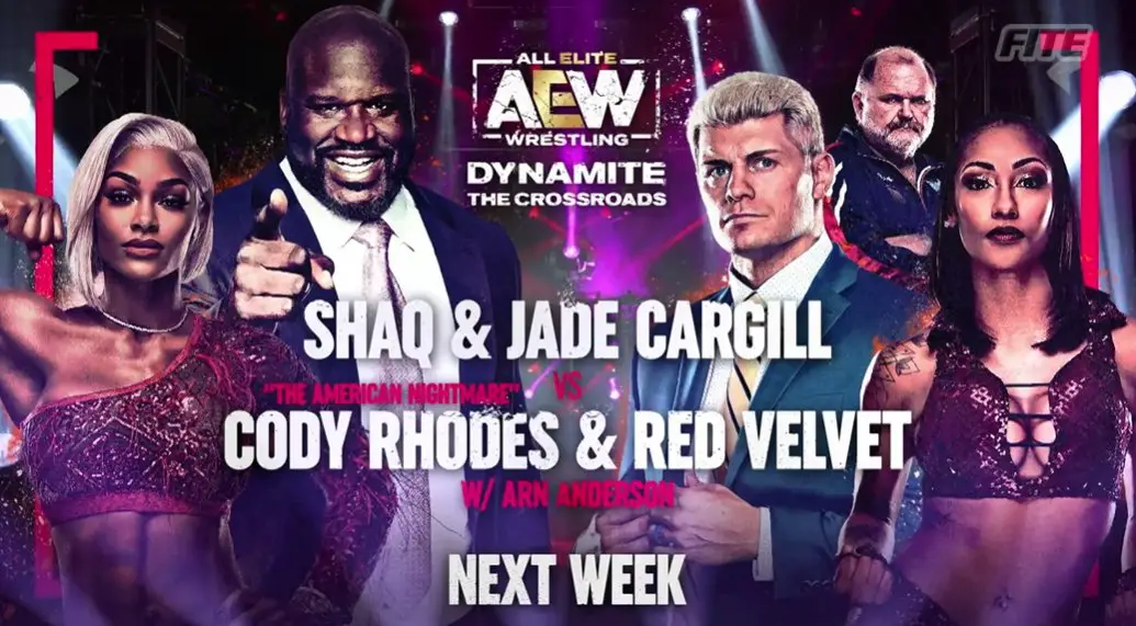 Card For Next Weeks March 3rd AEW Dynamite - Shaq & Jade ...