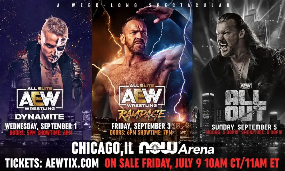 AEW Announces Three Chicago Shows For All Out Week